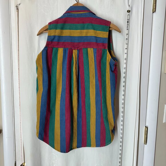 Vintage Sleeveless Women's Shirt - Picture 3 of 6